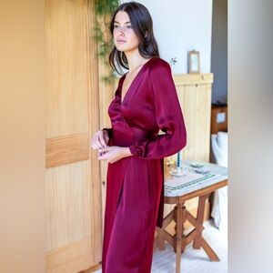 NWT EMERSON FRY Bishop Sleeve Dress